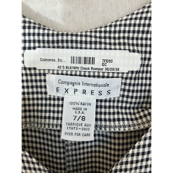 Express Black and White Mini Dress - Picture 9 of 10